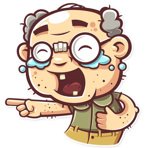 Grandpy, telegram sticker