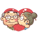 ❤-Grandpy, Telegram Sticker