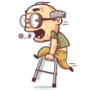 🏃-Grandpy, Telegram Sticker