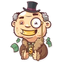 🤑-Grandpy, Telegram Sticker