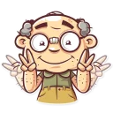 ✌-Grandpy, Telegram Sticker