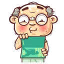 😳-Grandpy, Telegram Sticker