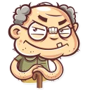 😈-Grandpy, Telegram Sticker