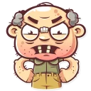 😡-Grandpy, Telegram Sticker