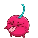 😝-Hot Cherry, Telegram Sticker