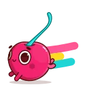 🏃‍♂️-Hot Cherry, Telegram Sticker