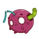 😵-Hot Cherry, Telegram Sticker
