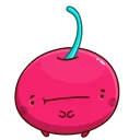 😐-Hot Cherry, Telegram Sticker