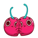 🤗-Hot Cherry, Telegram Sticker