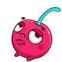🙄-Hot Cherry, Telegram Sticker