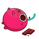 🤤-Hot Cherry, Telegram Sticker