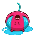 😭-Hot Cherry, Telegram Sticker