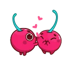😘-Hot Cherry, Telegram Sticker