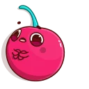 😧-Hot Cherry, Telegram Sticker