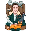 🧘‍♂-H. P. Lovecraft, Telegram Sticker