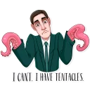 🤷‍♂️-H. P. Lovecraft, Telegram Sticker