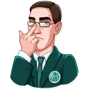 🖕-H. P. Lovecraft, Telegram Sticker
