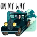 🚗-H. P. Lovecraft, Telegram Sticker