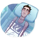 🛌-H. P. Lovecraft, Telegram Sticker