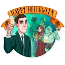 🎉-H. P. Lovecraft, Telegram Sticker