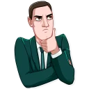 🤔-H. P. Lovecraft, Telegram Sticker