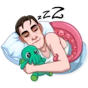 😴-H. P. Lovecraft, Telegram Sticker