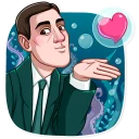 😘-H. P. Lovecraft, Telegram Sticker