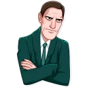 😡-H. P. Lovecraft, Telegram Sticker