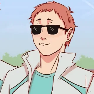 😎-HQ-1 @Toji_sama, Telegram Sticker