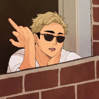 🖕-HQ-1 @Toji_sama, Telegram Sticker