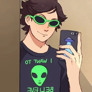 😏-HQ-1 @Toji_sama, Telegram Sticker