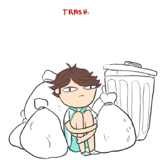 🗑-HQ-2 @Toji_sama, Telegram Sticker