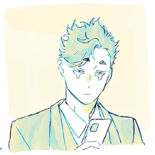 😔-HQ-2 @Toji_sama, Telegram Sticker