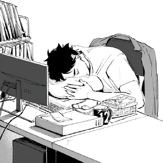 😴-HQ-2 @Toji_sama, Telegram Sticker