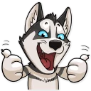 👍-Husko, Telegram Sticker