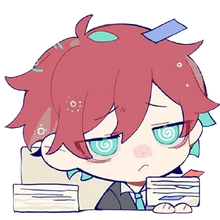 😕-Hypnosis Mic, Telegram Sticker