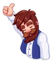 👍-Beerman, Telegram Sticker