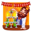 🍾-Beerman, Telegram Sticker