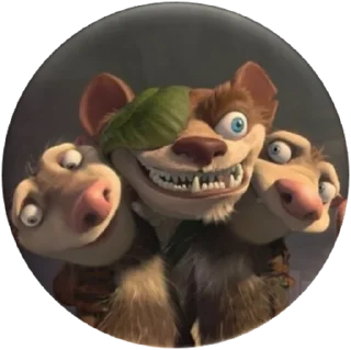 😁-Ice Age, Telegram Sticker