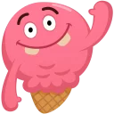 😊-Ice Cream, Telegram Sticker
