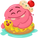 😌-Ice Cream, Telegram Sticker