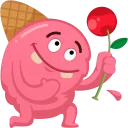 🌹-Ice Cream, Telegram Sticker