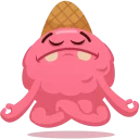 😑-Ice Cream, Telegram Sticker