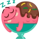 😴-Ice Cream, Telegram Sticker