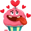 😍-Ice Cream, Telegram Sticker