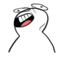 😫-disheveled idiot, Telegram Sticker