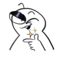 😘-disheveled idiot, Telegram Sticker