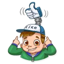 👍-I hate Valentine's Day!, Telegram Sticker