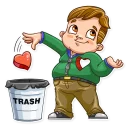 🖤-I hate Valentine's Day!, Telegram Sticker