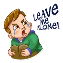 😭-I hate Valentine's Day!, Telegram Sticker